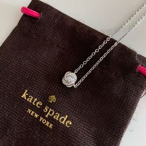 Kate Spade Silver Knot Necklace